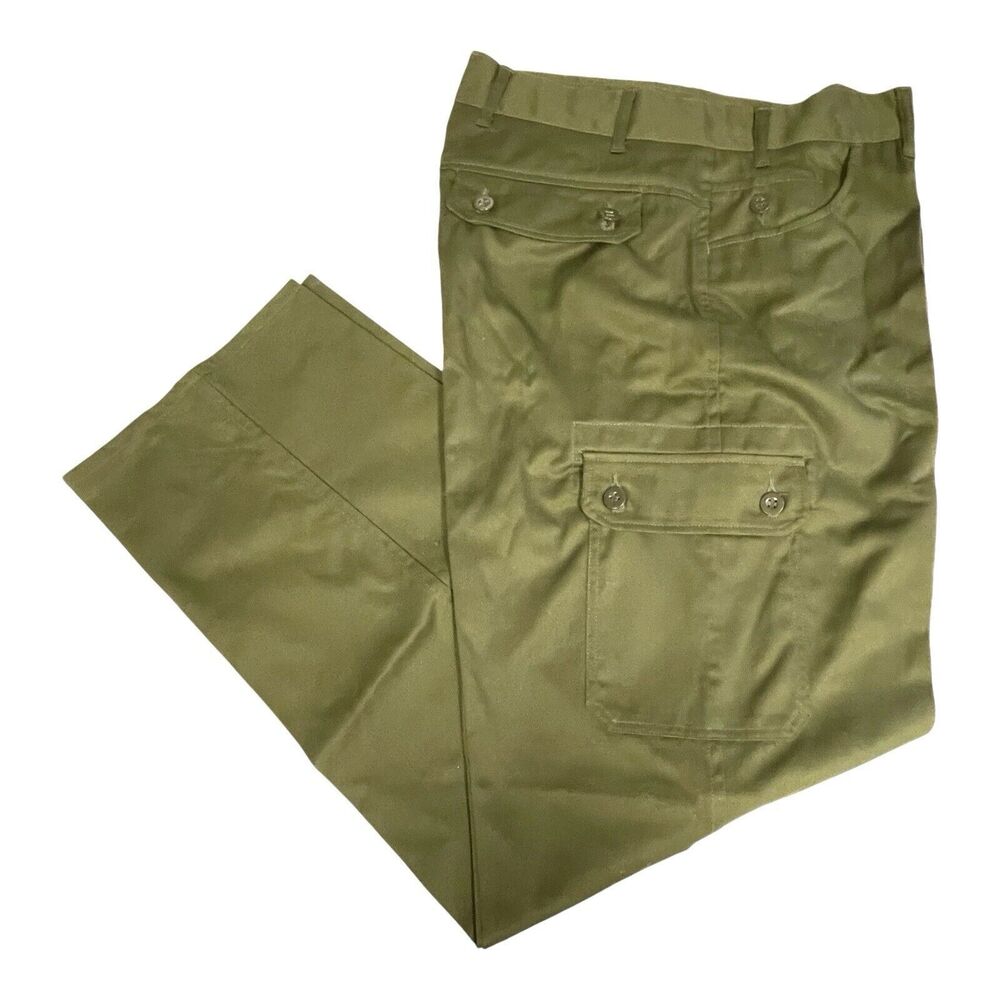 OTAVAN TREBON Military Cargo Pants Button Fly Men's 36x31 New